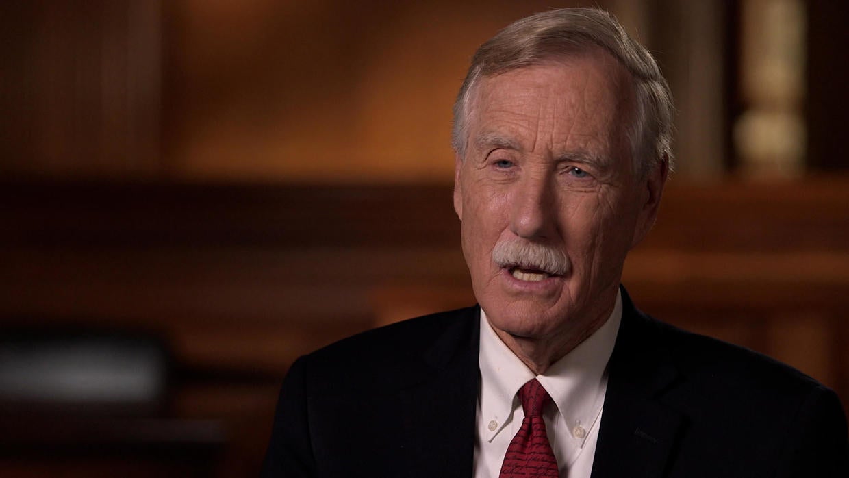 Angus King An Independent In The Senate Minutes Cbs News