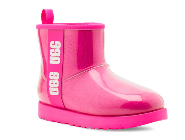 Ugg Classic Mini waterproof clear boot: $60 