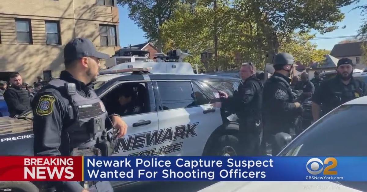 Suspect In Custody In Newark Police Shooting Cbs New York