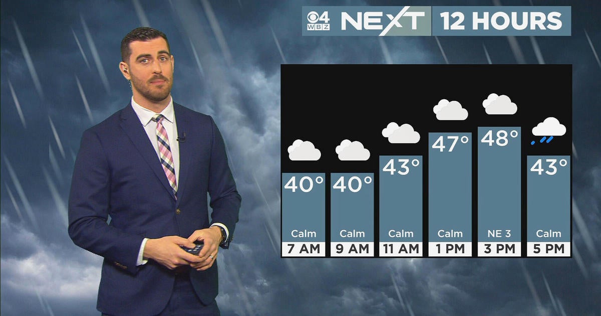 Next Weather WBZ Morning Forecast For January 4 CBS Boston