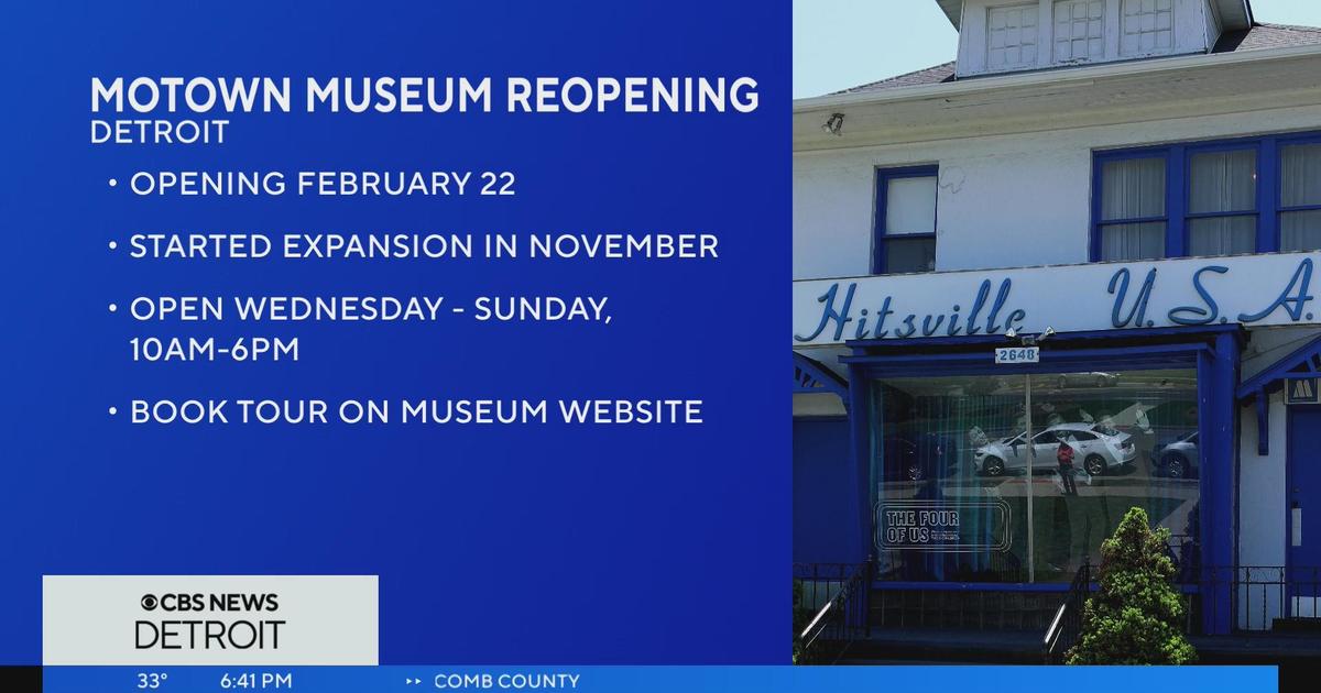 Motown Museum To Reopen Feb 22 CBS Detroit