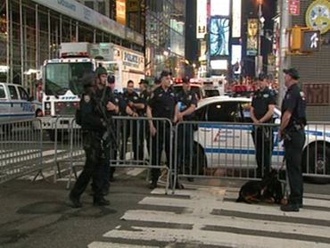Police in Times Square 