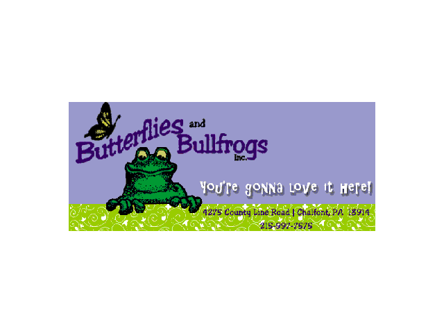 bBtterflies and Bullfrogs 
