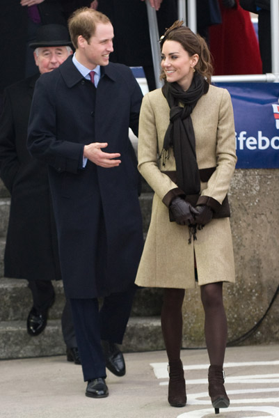 Kate Middleton In Katherine Hooker Coat 