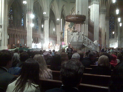 Easter Sunday Mass St. Patrick's Cathedral 