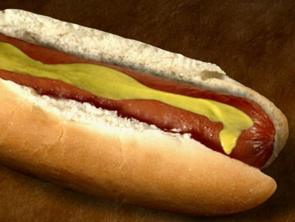 Hotdog With Mustard 