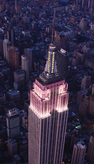 Empire State Building Goes Pink For Breast Cancer Awareness 