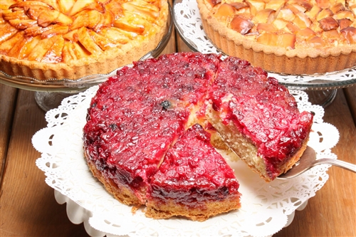 Cranberry upside down cake 