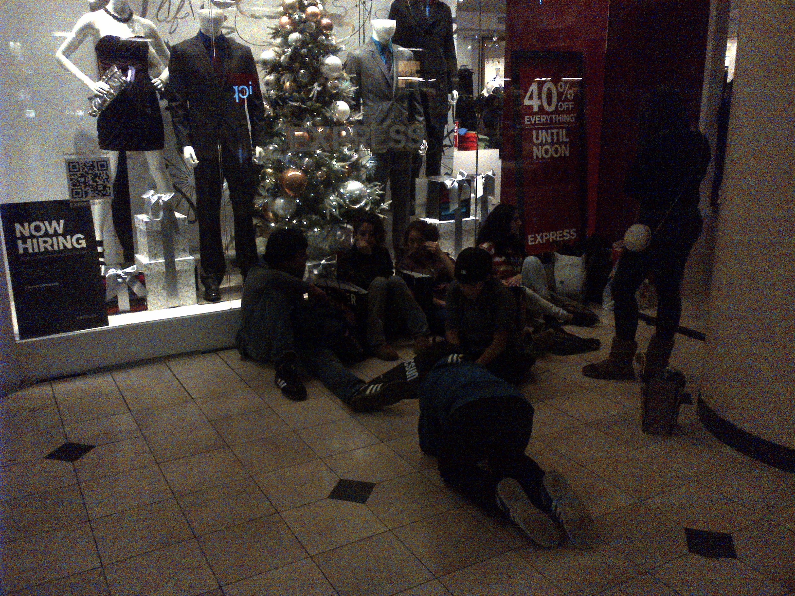 Black Friday Shoppers at Roosevelt Field 