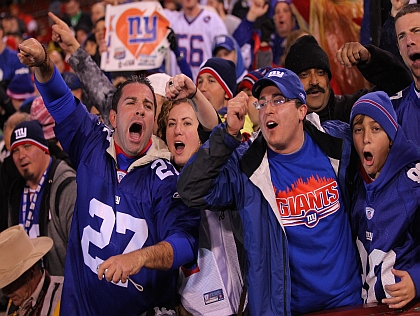 Giants fans celebrate 