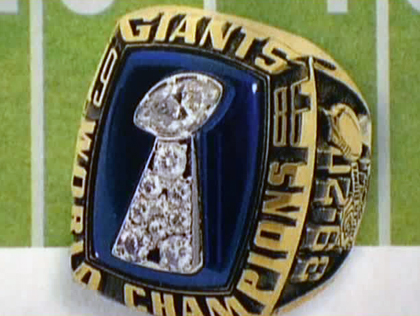 Giants Super Bowl XXI Ring  