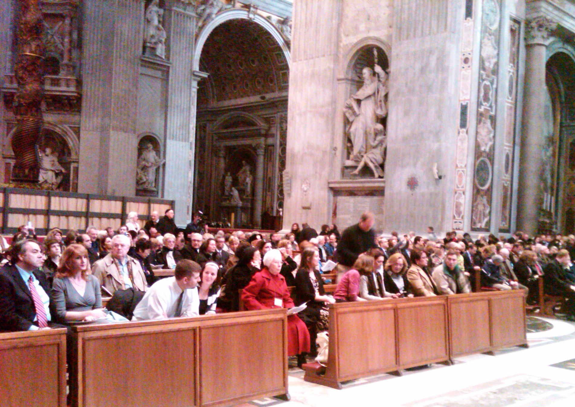 Mass at St Peter's Basilica 