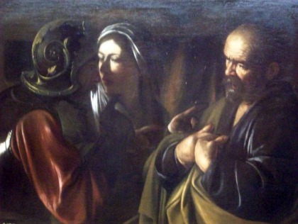 Caravaggio's The Denial of Saint Peter 
