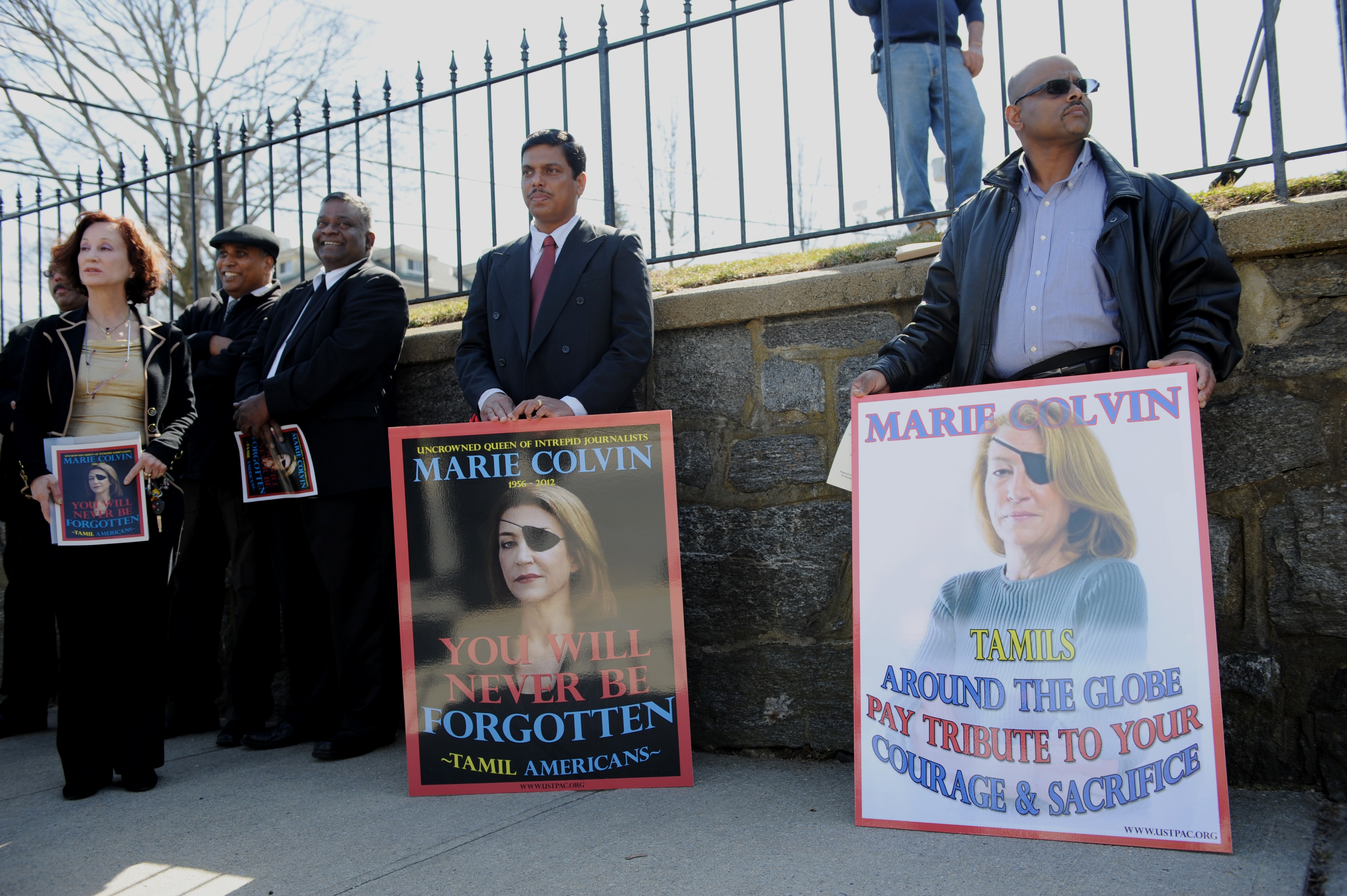 Marie Colvin Funeral 