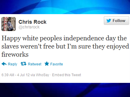 Chris Rock Tweet 