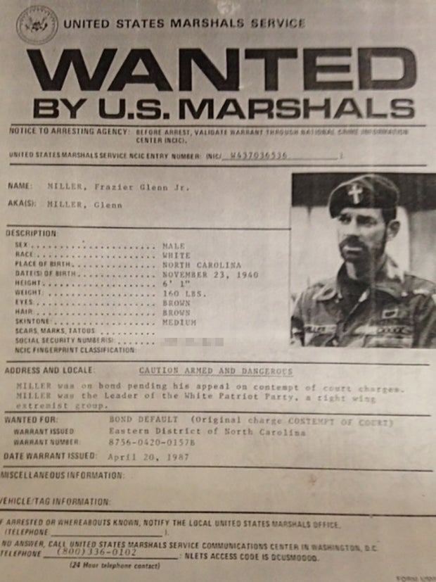 miller wanted poster