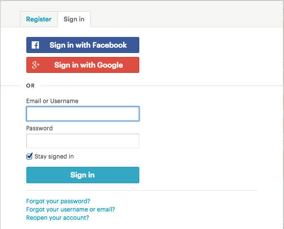 How to Sign In With Facebook Or Google – rgbee Support