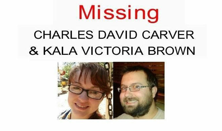 Kala Brown and Charlie Carver missing poster 