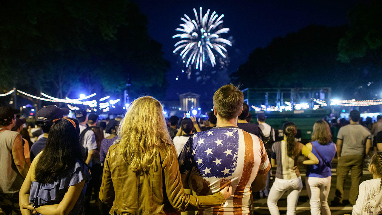 July 4 fireworks celebration in Philadelphia 2021 