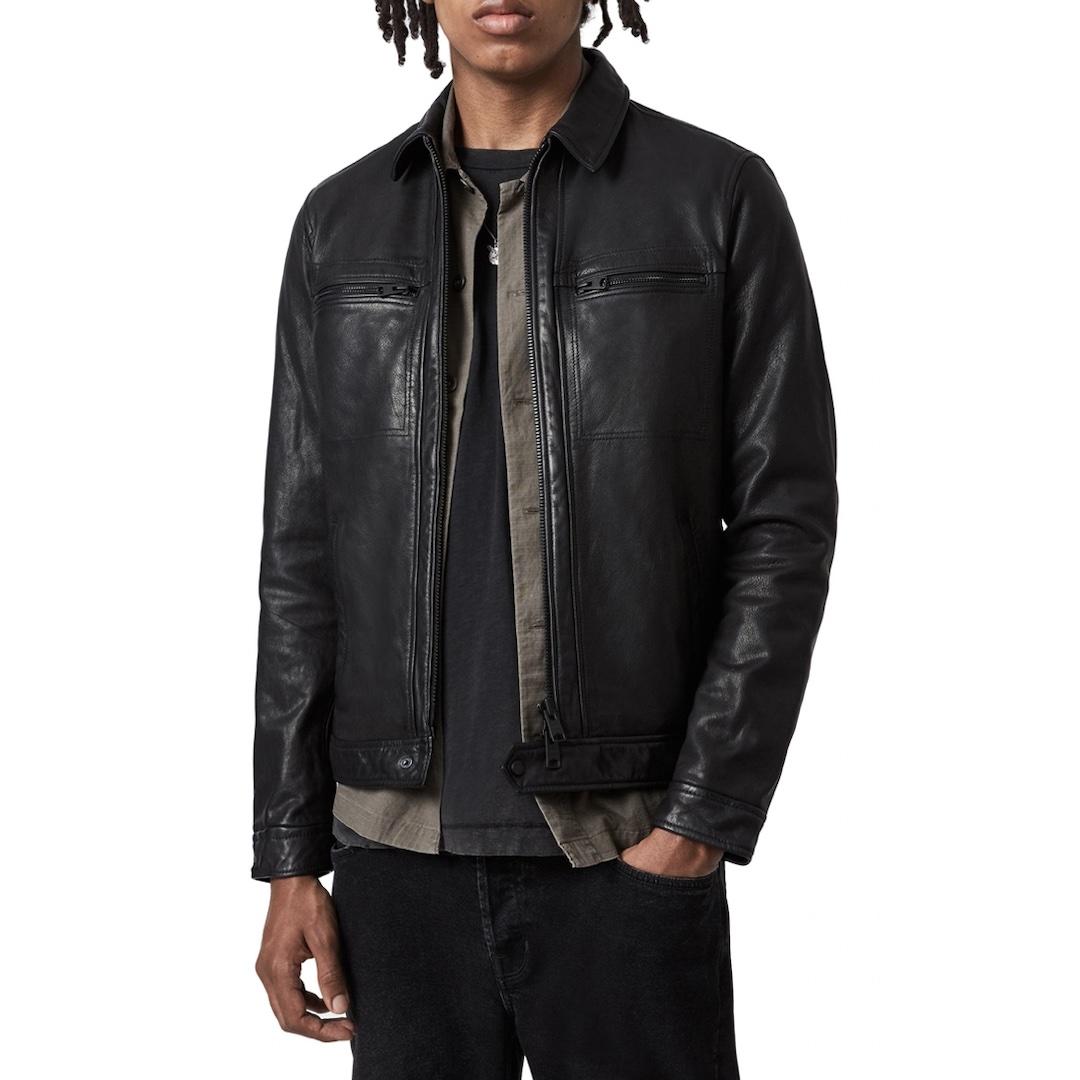 Allsaints lark leather jacket 