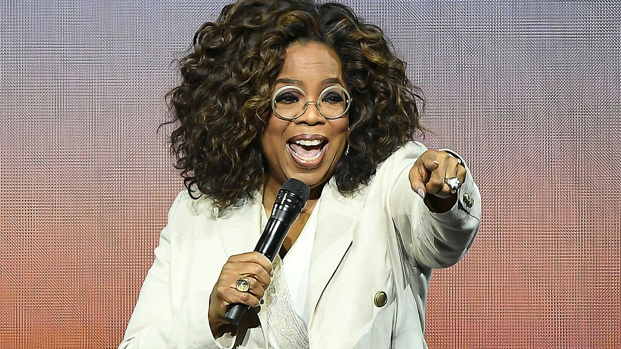 Oprah Winfrey speaks 