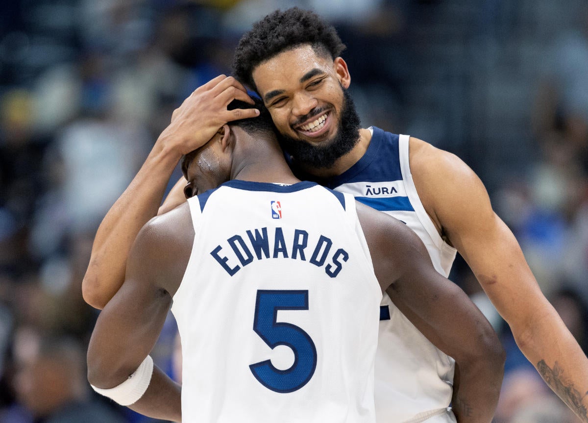 How to watch the Denver Nuggets vs. Minnesota Timberwolves game tonight: Game 4 livestream options, more 1 Minnesota Timberwolves' Anthony Edwards and Karl-Anthony Towns
