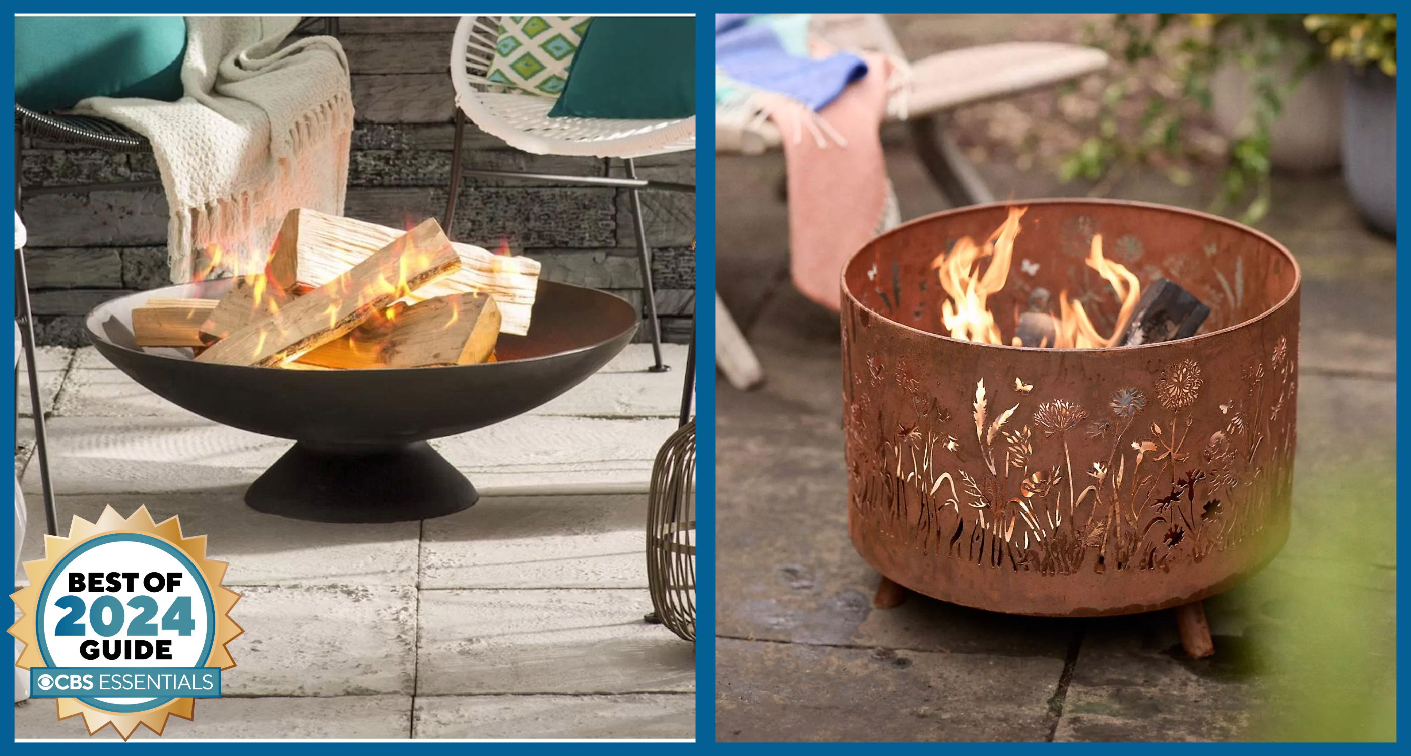 Concrete Propane Outdoor Gas Fire Pit Table 