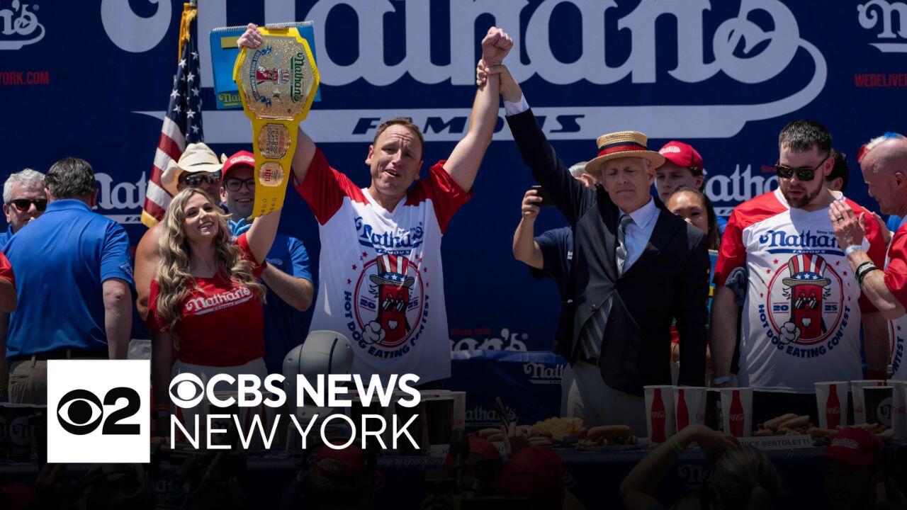 Joey Chestnut wins 2025 Nathan's Hot Dog Eating Contest