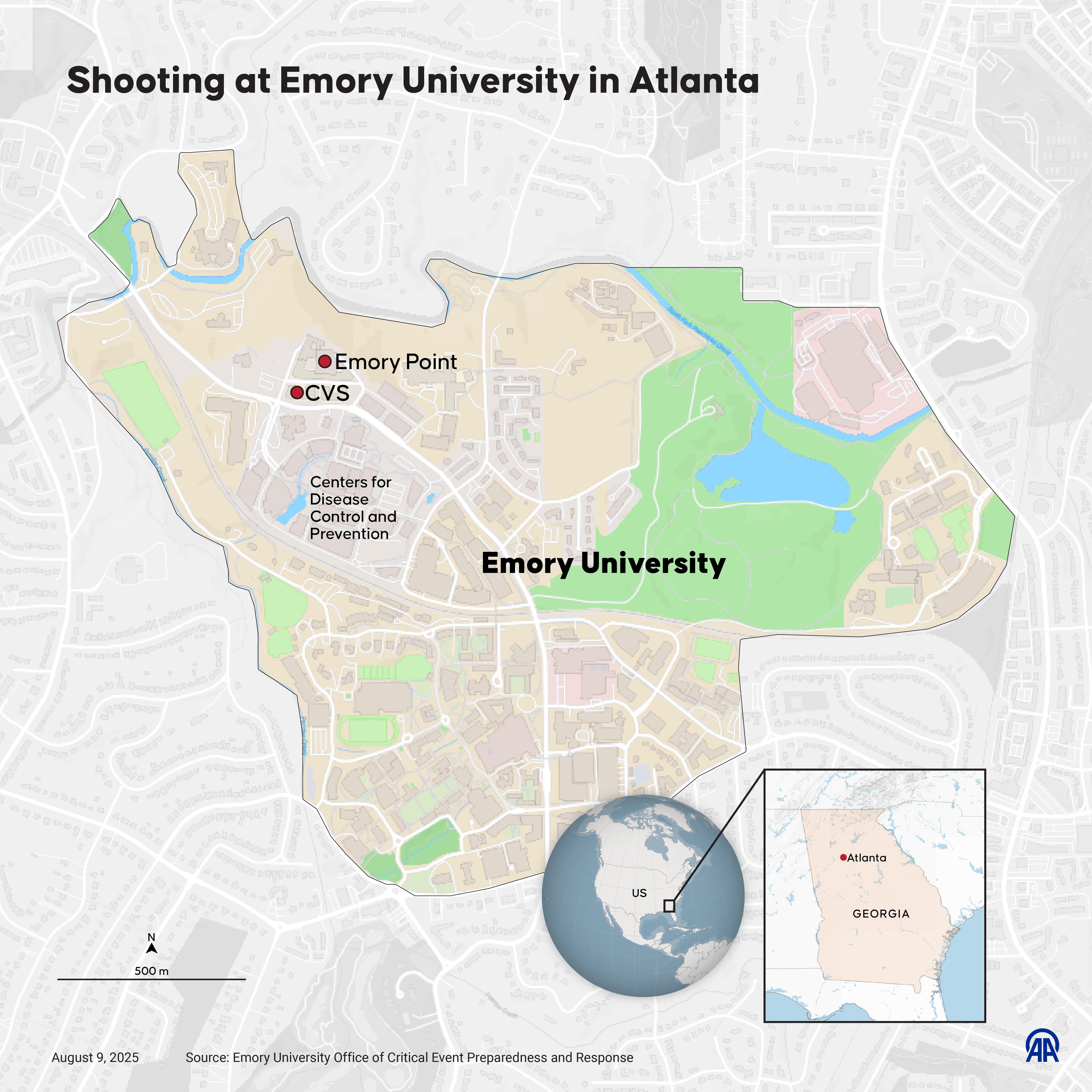 Shooting at Emory University in Atlanta 
