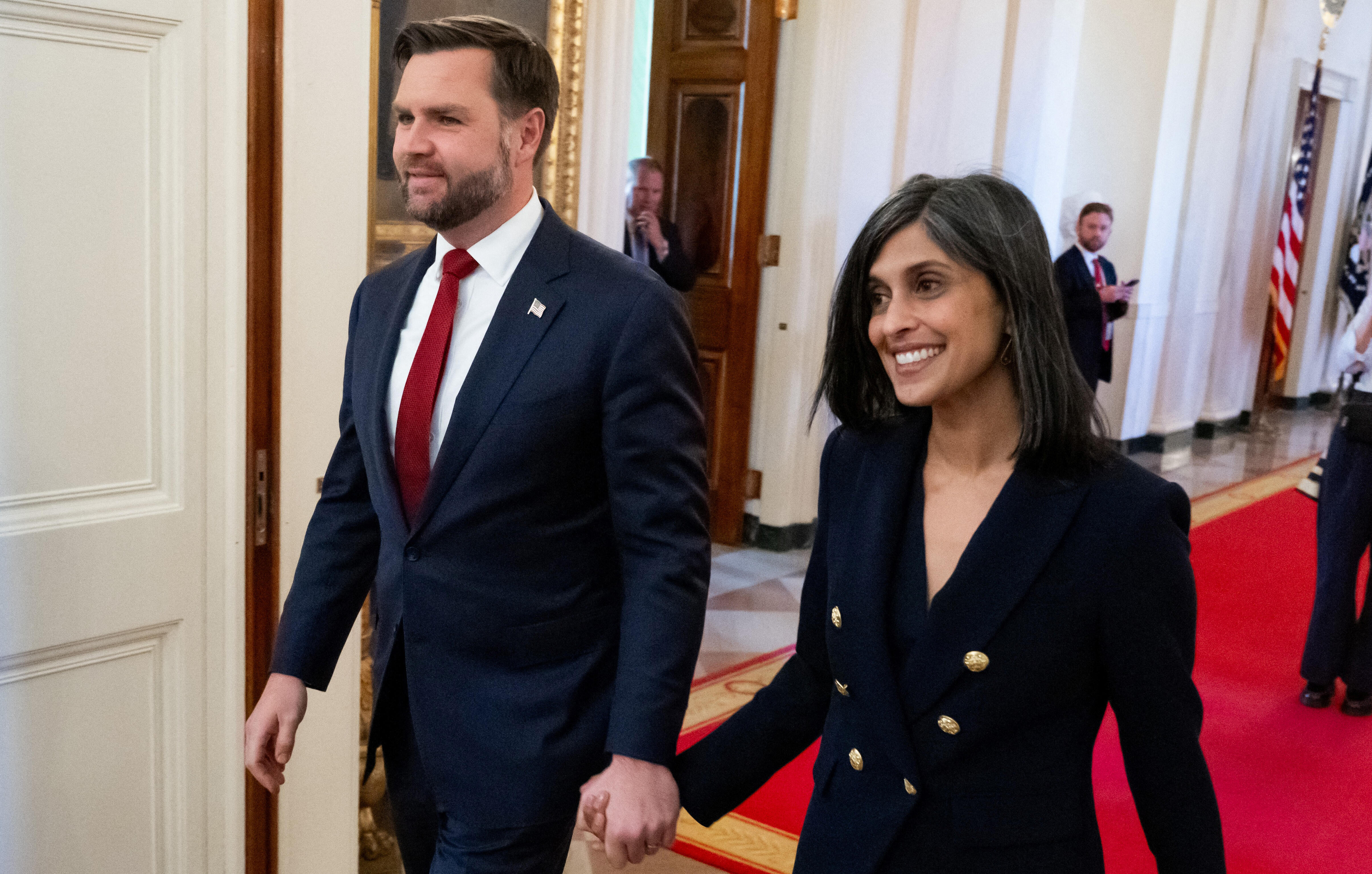 Vice President JD Vance and wife Usha Vance 