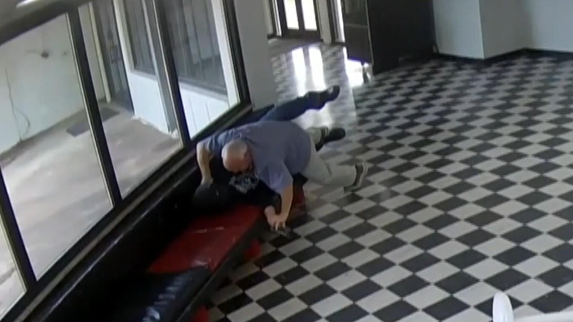 New video shows Oklahoma high school principal tackling gunman