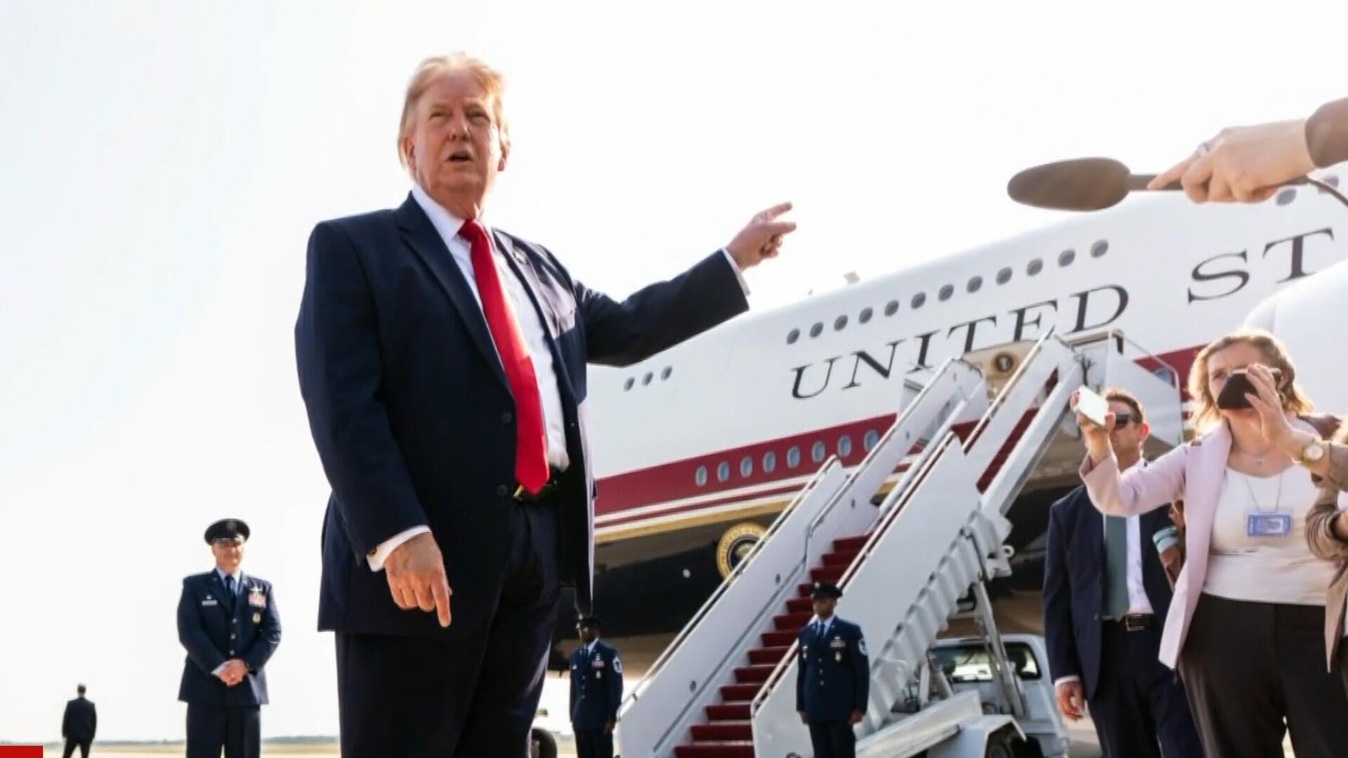 Trump takes first trip on Qatari-gifted Air Force One
