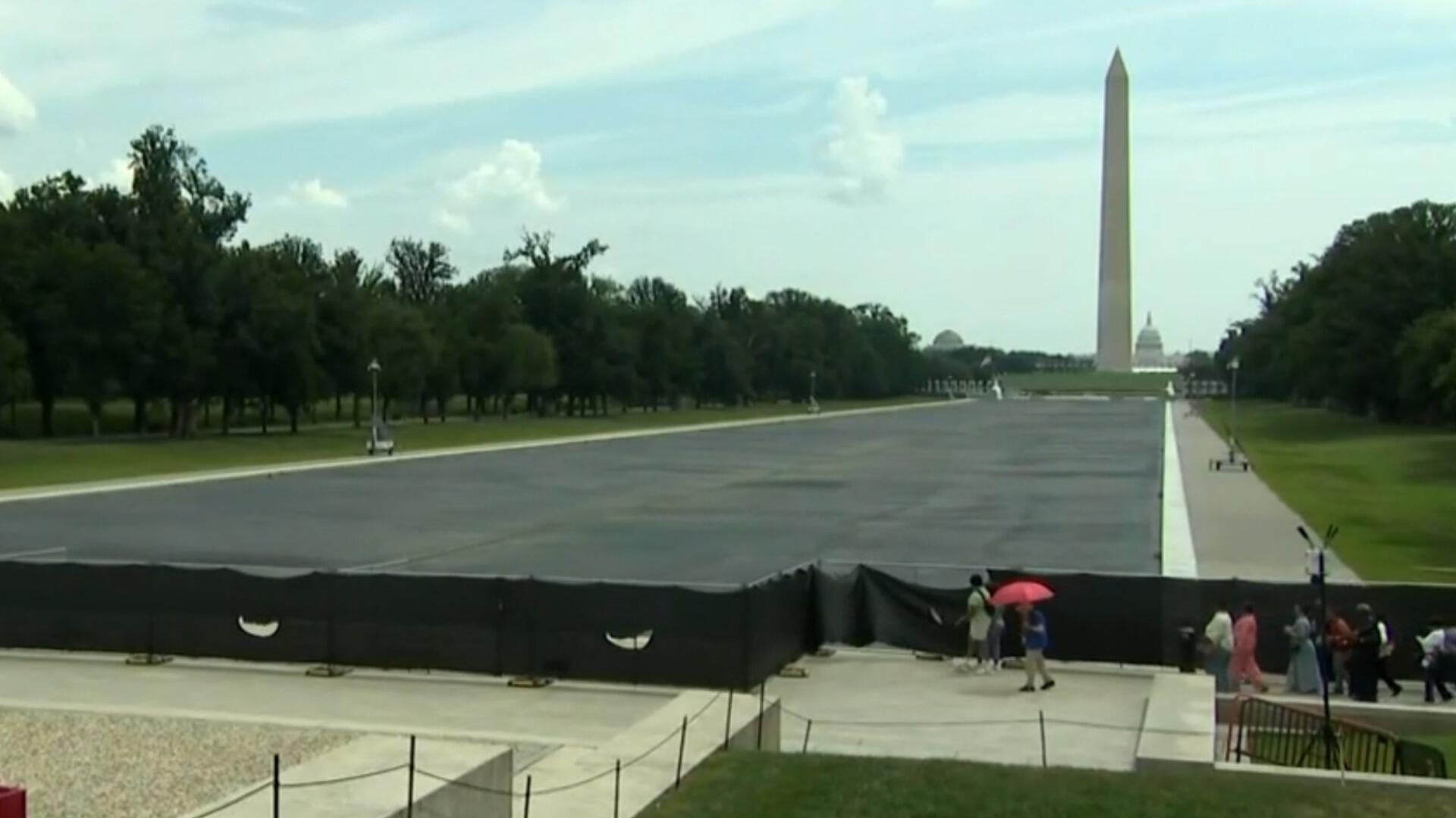 DOJ to dismiss Reflecting Pool vandalism charges, citing "botched installation"