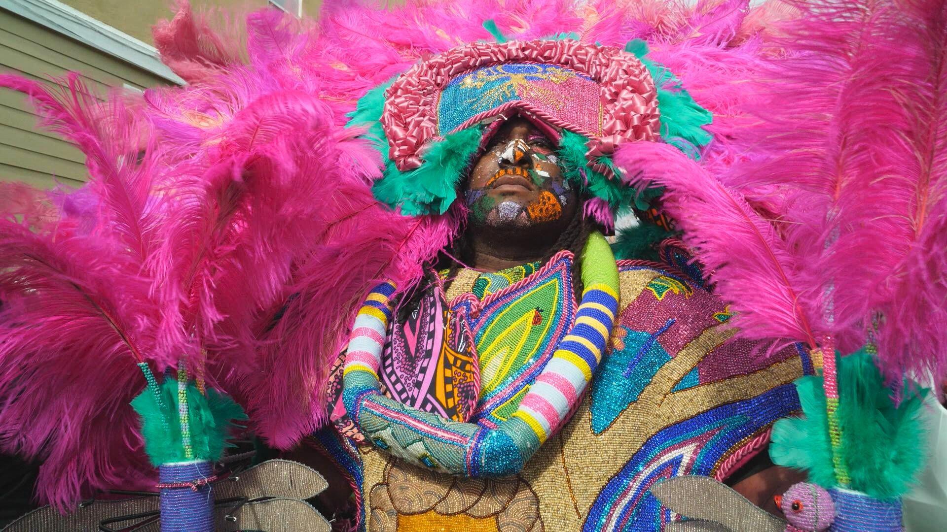 Mardi Gras Indians spend months preparing hand-sewn suits