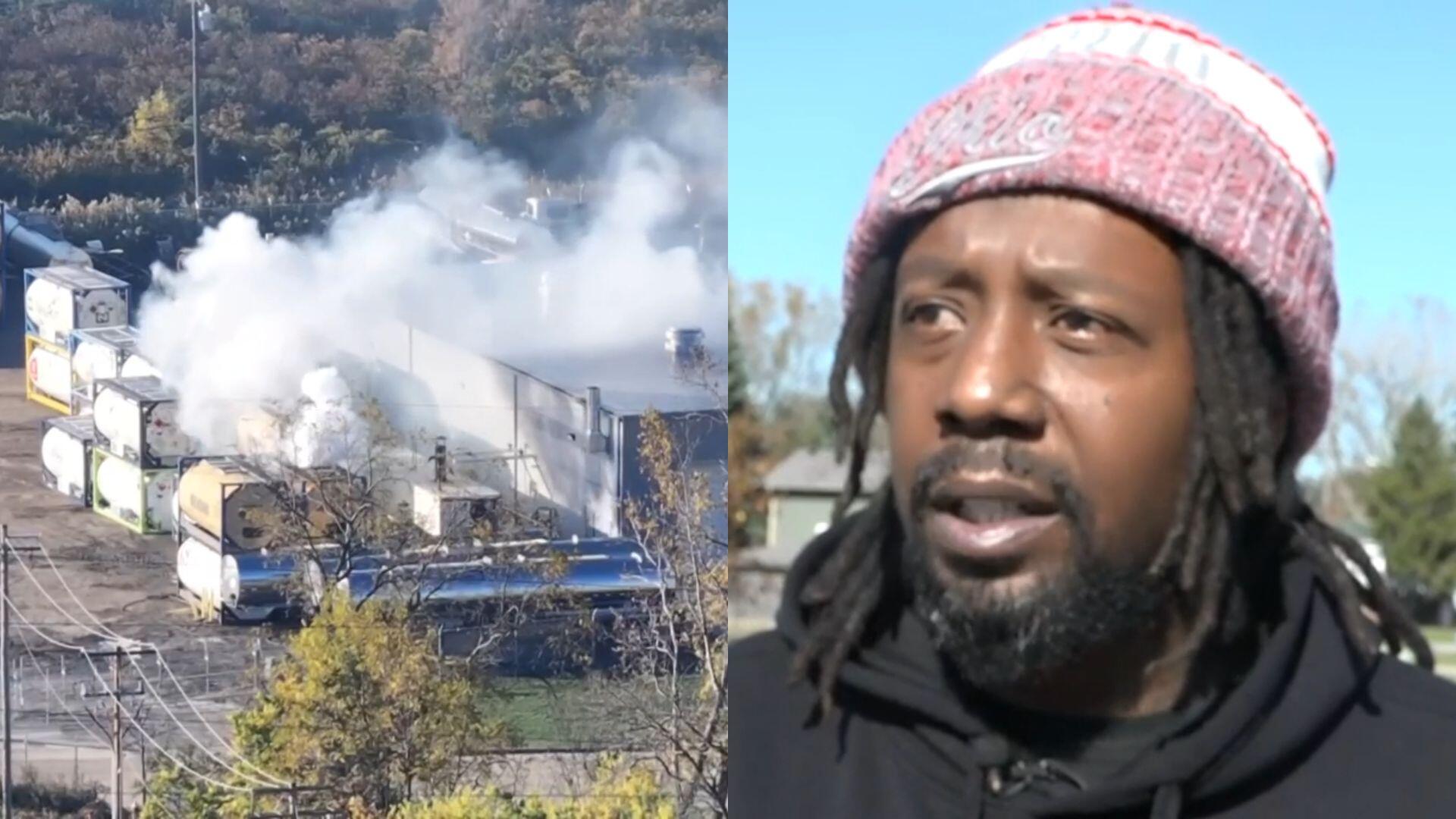 Toledo man describes days-long chemical leak: "Looked like a movie"