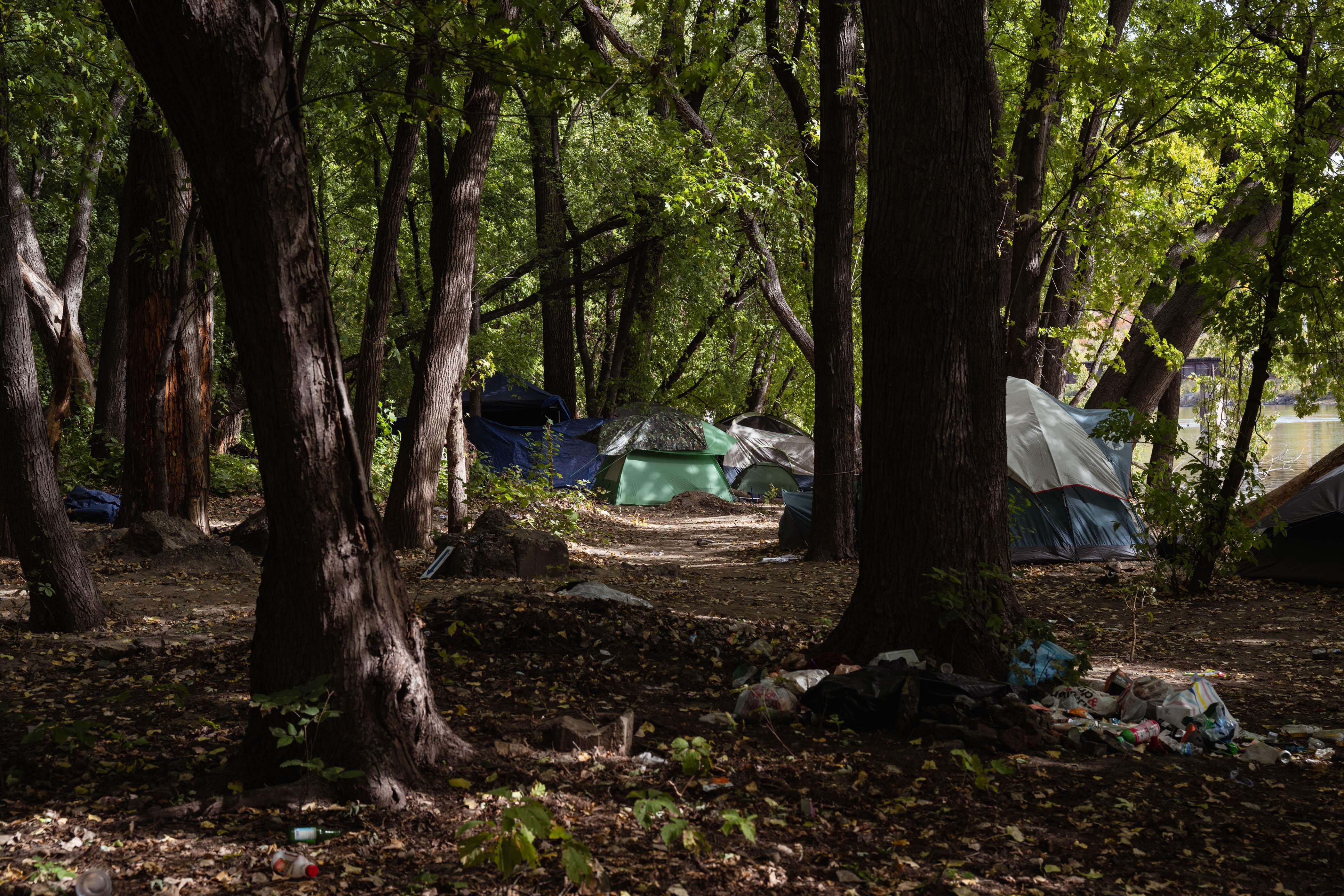 Homeless Camp Tainted Soil