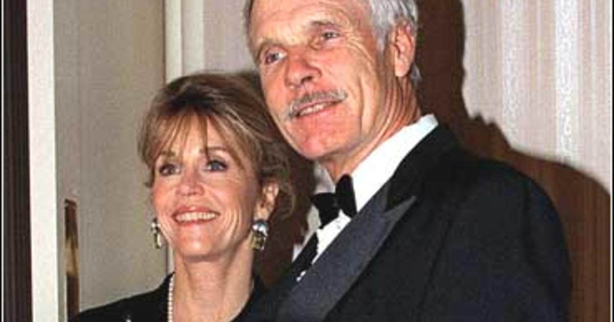 Braves owner Ted Turner, his wife Jane Fonda, and former President