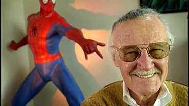 Stan Lee and Spider-Man 