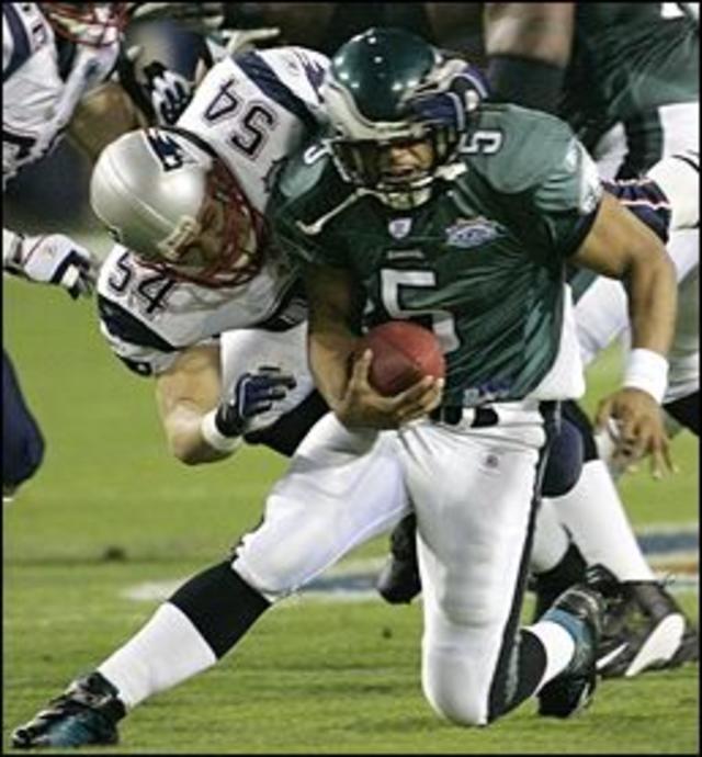 DONOVAN MCNABB PHILADELPHIA EAGLES VINTAGE 2005 SUPER BOWL XXXIX 39 RE -  Bucks County Baseball Co.