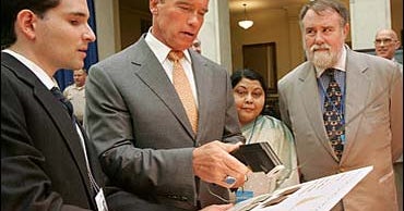 Arnold Targets Global Warming CBS News