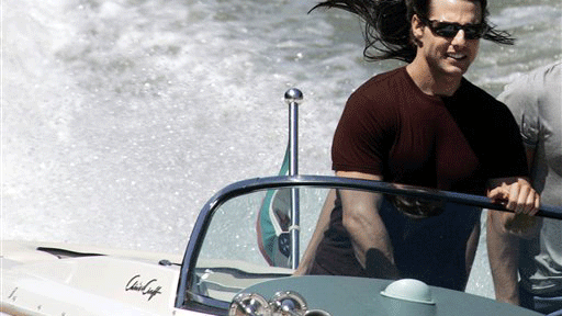 Speeding  on the Tiber 