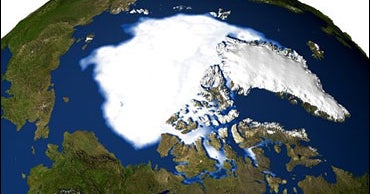 Ice Shelf Breaks Off In Arctic CBS News