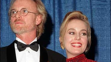 Daytime soap opera stars Anthony Geary, left, and Genie Francis 