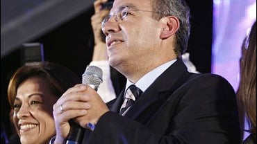 Mexican presidential candidate Felipe Calderon 