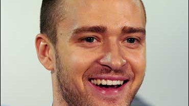 Justin Timberlake in Paris. 