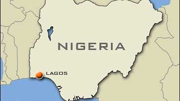 Map of Nigeria, Lagos 