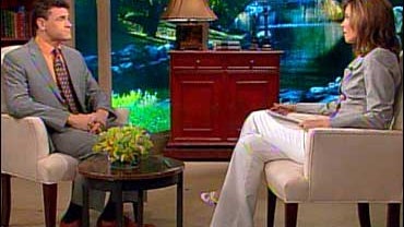 Josh Lerman, a senior editor of Parenting magazine and co-anchor Hannah Storm on The Early Show 