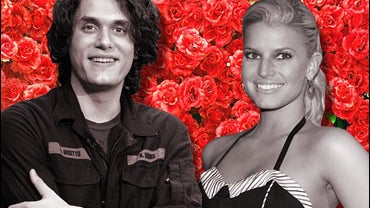 Musician John Mayer and Singer Jessica Simpson 