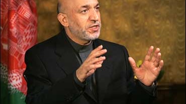 Afghan President Hamid Karzai 
