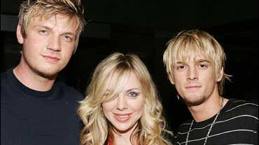 Nick Carter, Kari Ann Peniche and Aaron Carter 